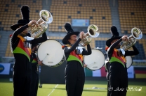Mosson Secutores during their performance at the Drum Corps Europe finals competion 2015 in Kerkrade