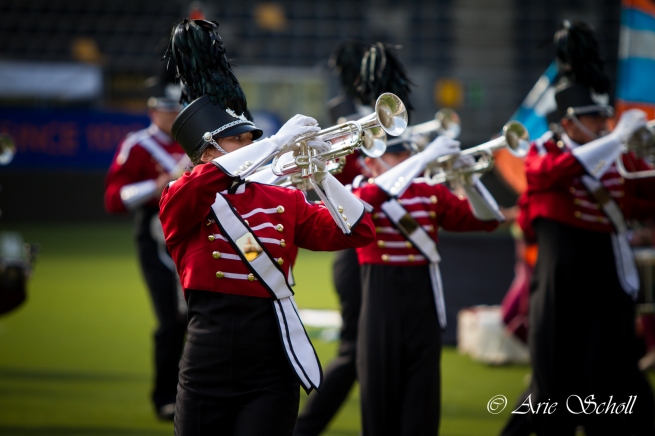 Cadence during their performance at the Drum Corps Europe finals competion 2015 in Kerkrade