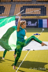 The Vikings (Tallaght, Co. Dublin, Ireland) during their performance at the DCE-Finals 2016 in Kerkrade, Netherlands