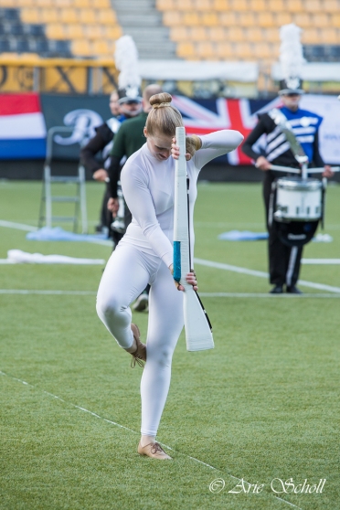 Wölper Löwen (Neustadt am Rübenberge, Germany) during their performance at the DCE-Finals 2017 in Kerkrade, Netherlands